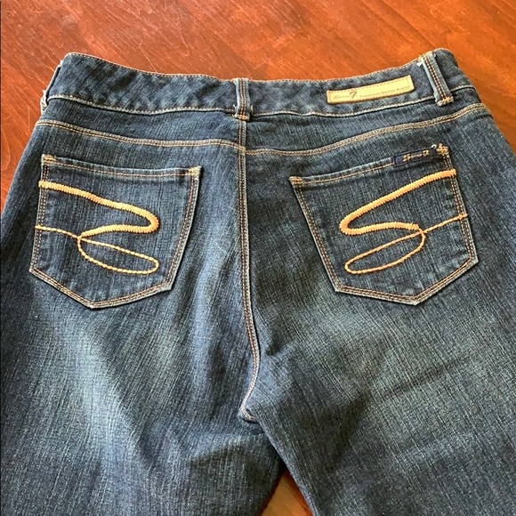 Seven 7 bell bottom vintage jeans - Picture 1 of 6